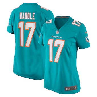 womens nike jaylen waddle aqua miami dolphins game player je